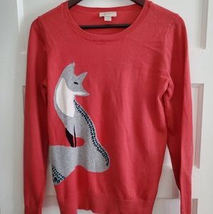 LOFT Fox Sweater - Size S